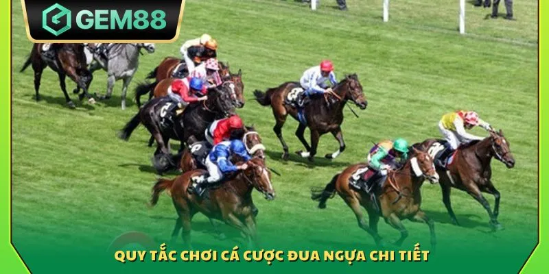 Cá cược đua ngựa Gem88 - Cơ hội thắng lớn từ từng vòng đua 4 Quy tắc chơi cá cược đua ngựa chi tiết