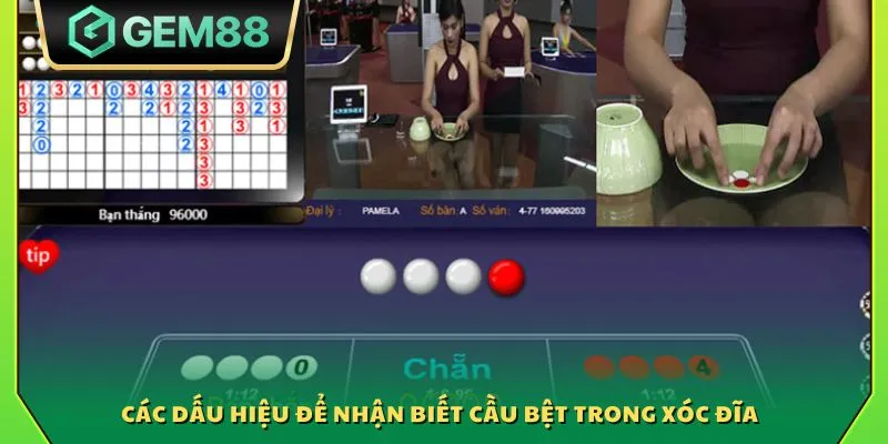 Các dấu hiệu để nhận biết cầu bệt trong xóc đĩa 