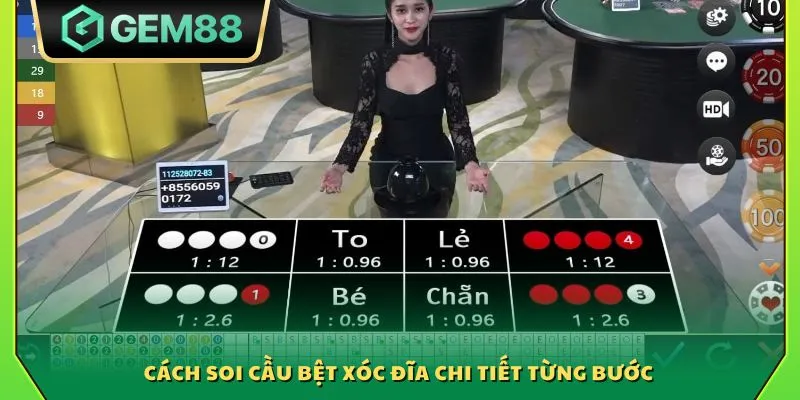 Cách soi cầu bệt xóc đĩa chi tiết từng bước