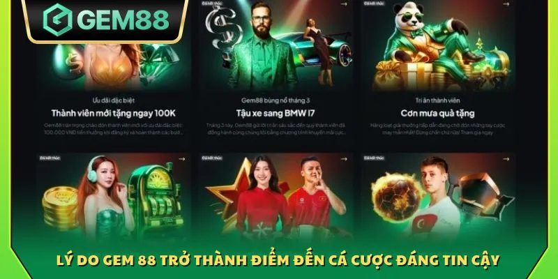 Giới thiệu Gem88 - Nhà cái uy tín hàng đầu tại Việt Nam 4 Lý do Gem 88 trở thành điểm đến cá cược đáng tin cậy
