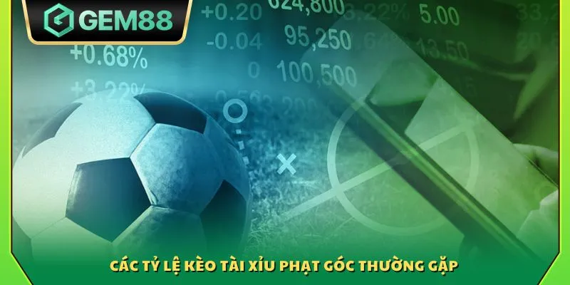 Các tỷ lệ kèo Tài Xỉu phạt góc thường gặp